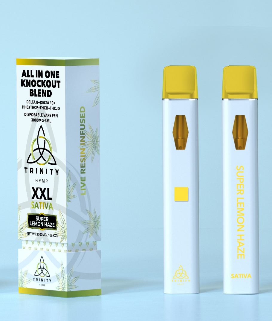 TRINITY 3 GRAM DISPOSABLE-The XXL 3G All-In-One Disposable Vape