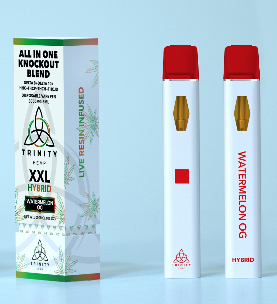 TRINITY 3 GRAM DISPOSABLE-The XXL 3G All-In-One Disposable Vape