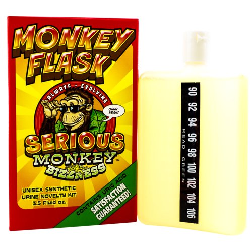 MONKEY FLASK-3.5 OZ SYNTHETIC URINE